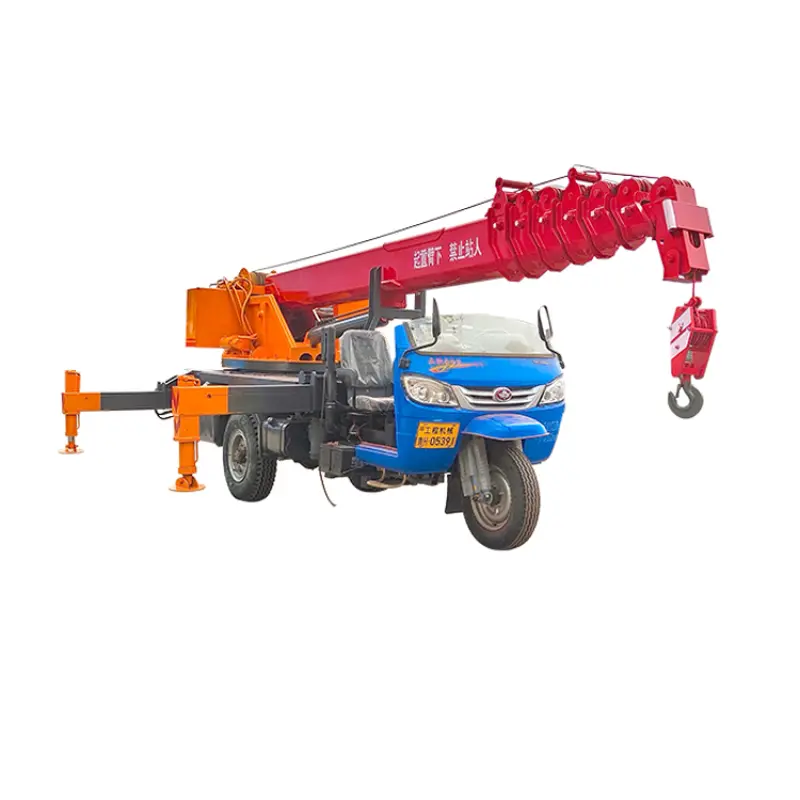 Factory directly 3 Ton Mini Pickup Tricycle Mounted Crane