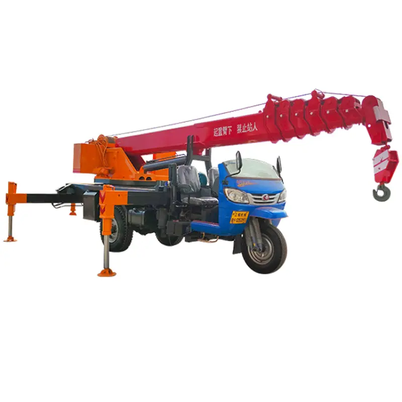 Factory directly 3 Ton Mini Pickup Tricycle Mounted Crane