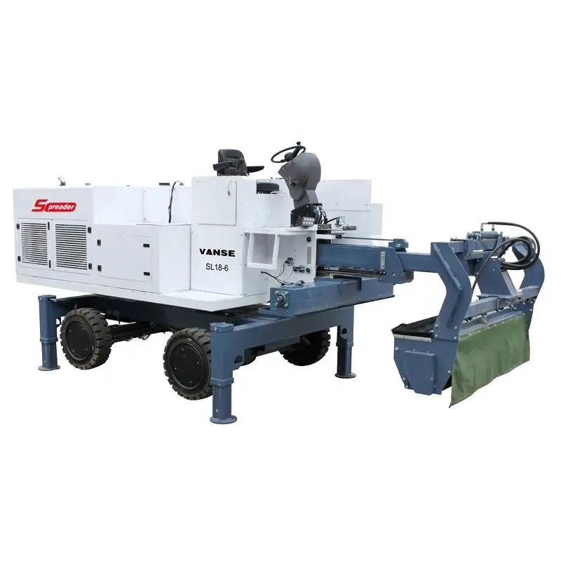 VANSE SL18-6 35KW Hydraulic Drive Type Concrete Spreader Machine With Inlet Hopper Brushes