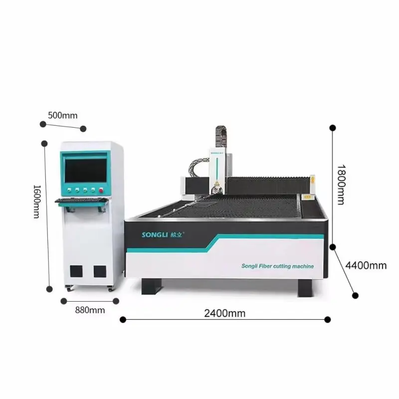 1000w 2000w 6000w Iron Lazer Cutter Fiber Laser Cutting Machine