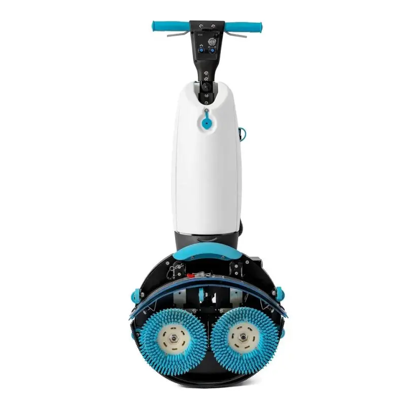 D181 Double Brush Commercial Recharged Walk Behind Floor Washing Machine
