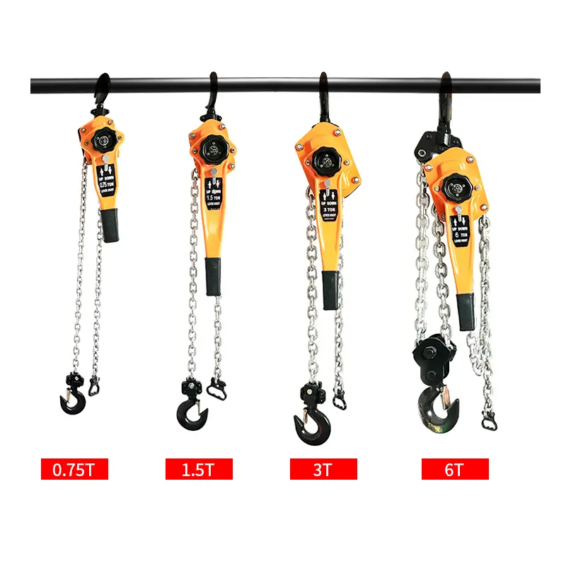 Chain Lever Block Manual Lifting Equipment Ratchet 0.75T--9T Lever Chain Hoist