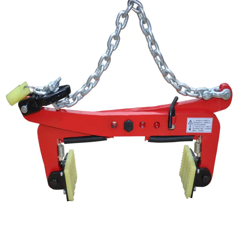 1 Ton 3 Ton Rail Lifting Tool Clamp Cargo Control Rail Holder With Vertical Steel Plate Lifting Clamp