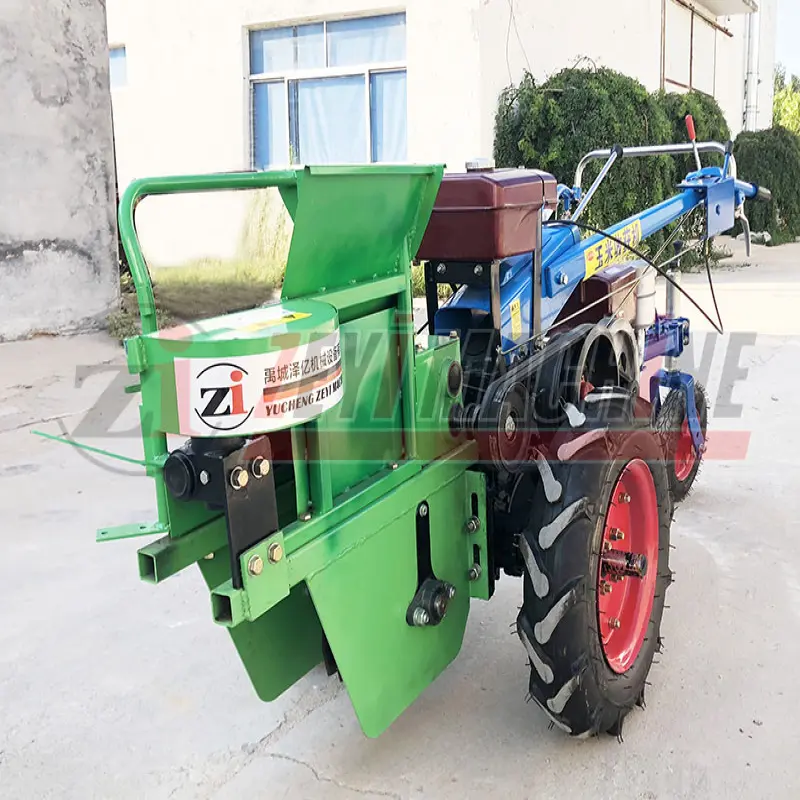 6286 Quality Single Row Walking Tractor Mounted Mini Corn Harvester