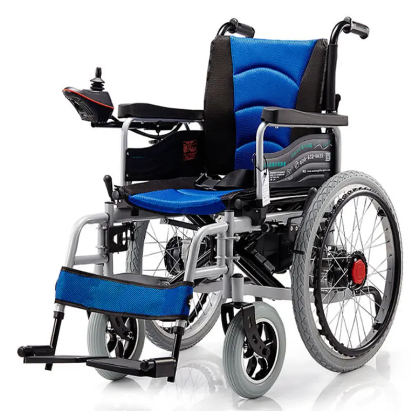 Safe and durable aluminum power chair equipped with dual 250W brush motors  and the ability to hold up to 130kg