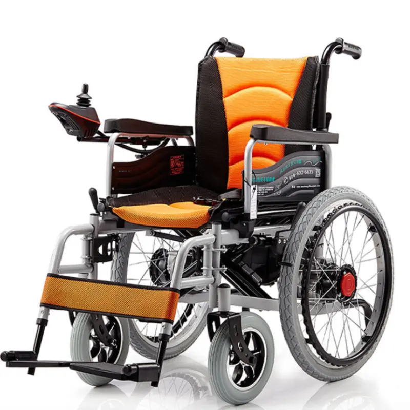 Safe and durable aluminum power chair equipped with dual 250W brush motors  and the ability to hold up to 130kg