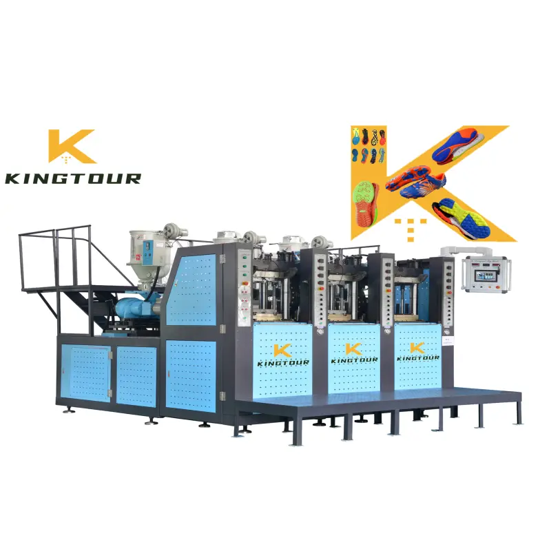 Rotary One Color PVC, TPR Sport Shoe Sole Making Machine