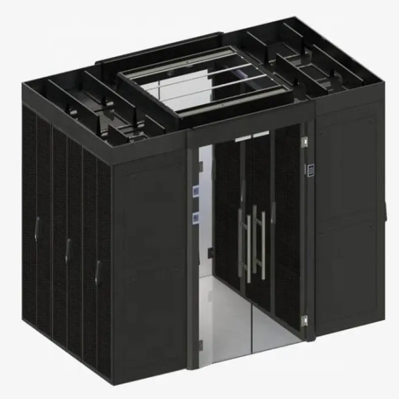 Standard Cold Aisle Containment for Smart data center Modular computer room server rack network cabinet