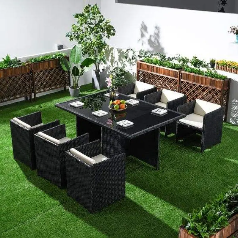 Rattan Wicker Furniture Sets For Garden Outdoor
