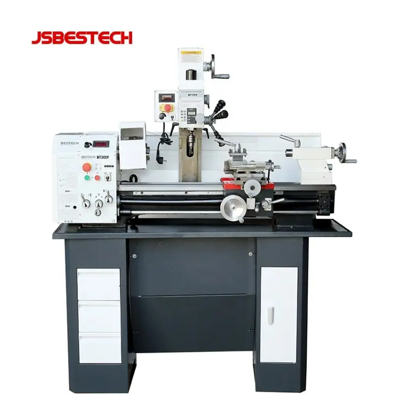 High Quality 1.5kw Manual Mill Drill Lathe Combo Machine