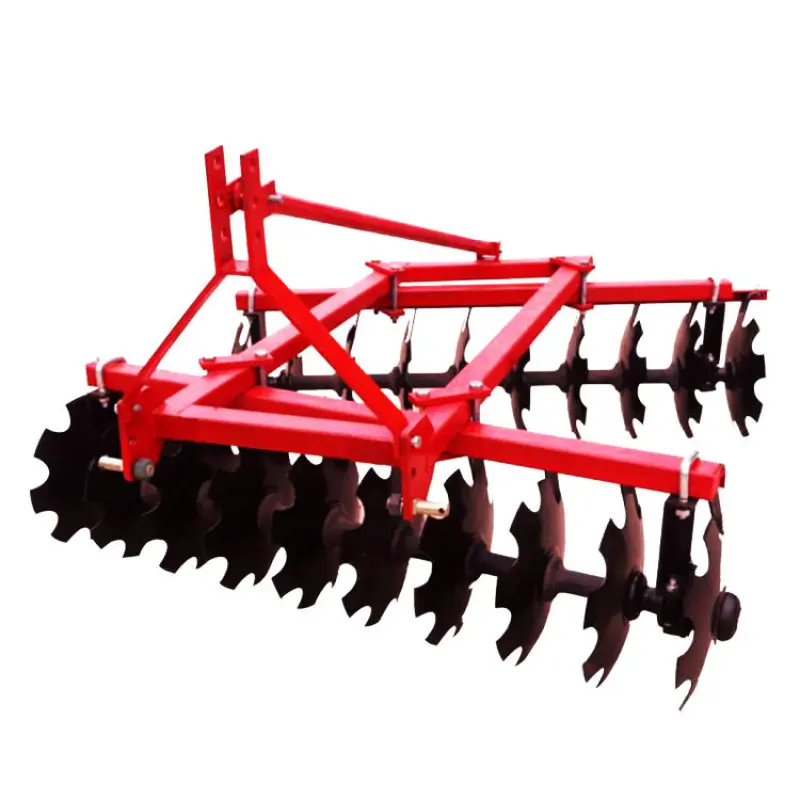 Agricultural Tools 24 Blades 60Hp Farm Plough Machine Tractor Three Point Mounted Disc Harrow Disc Harrow For Sale