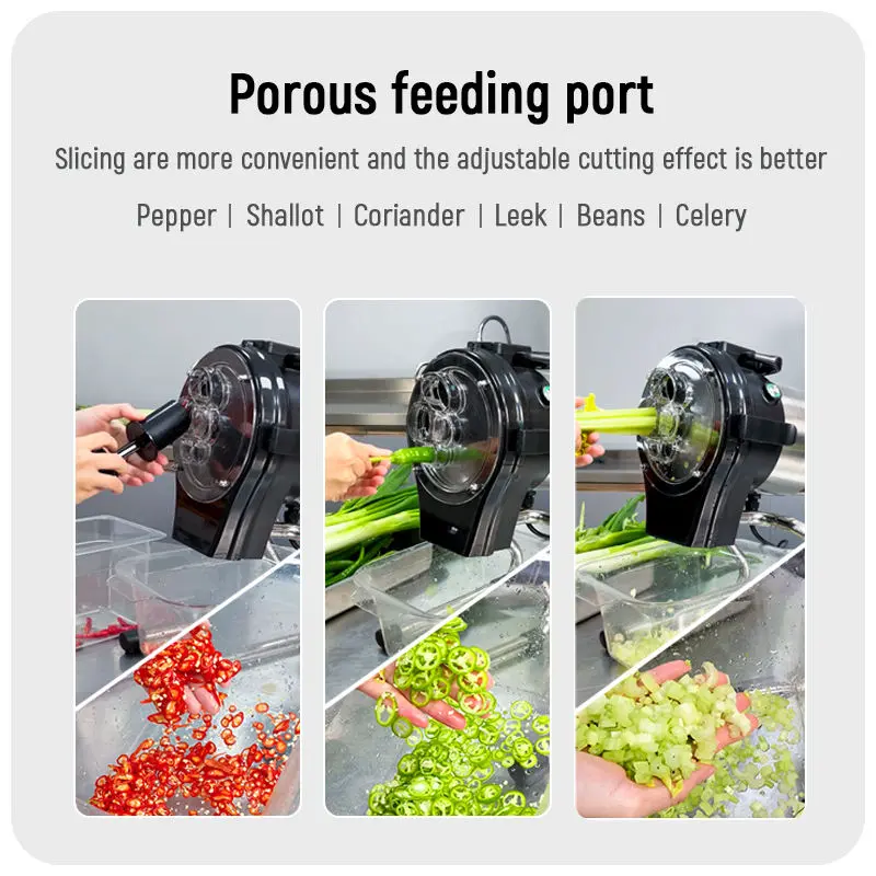 ASAKI factory Electric Chili Carrot Ginger Food Chopper Commercial Vegetable Cutter  Mini Vegetable Cutting Machine
