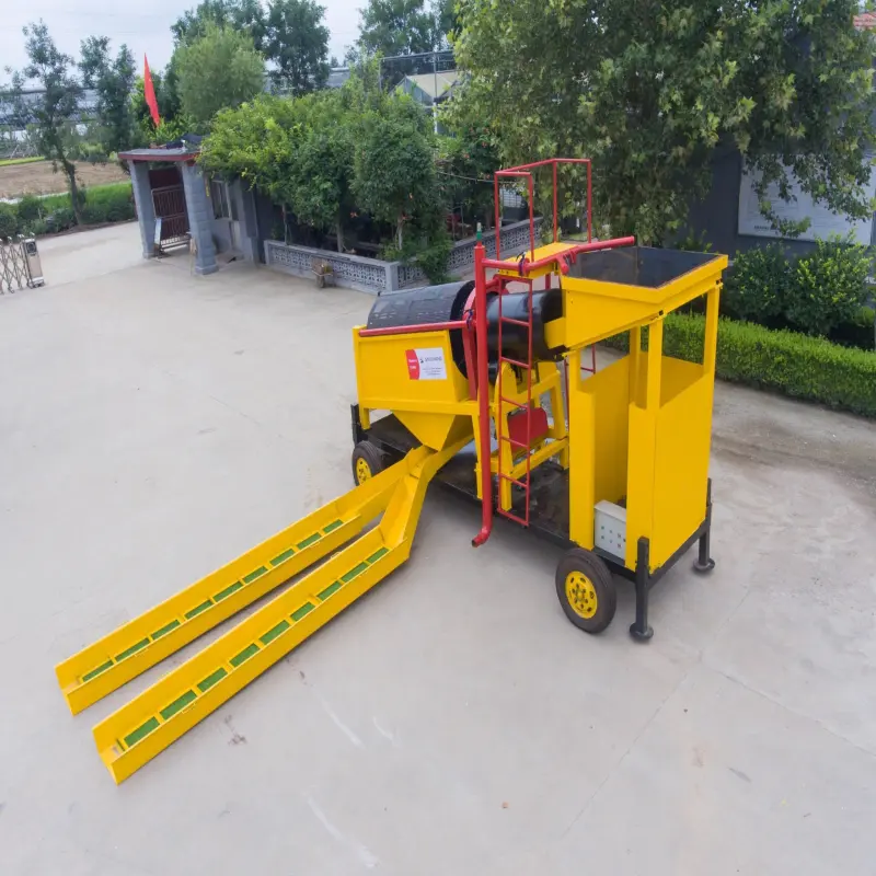 Alluvial Gold Mining Trommel Machinery Processing Plant