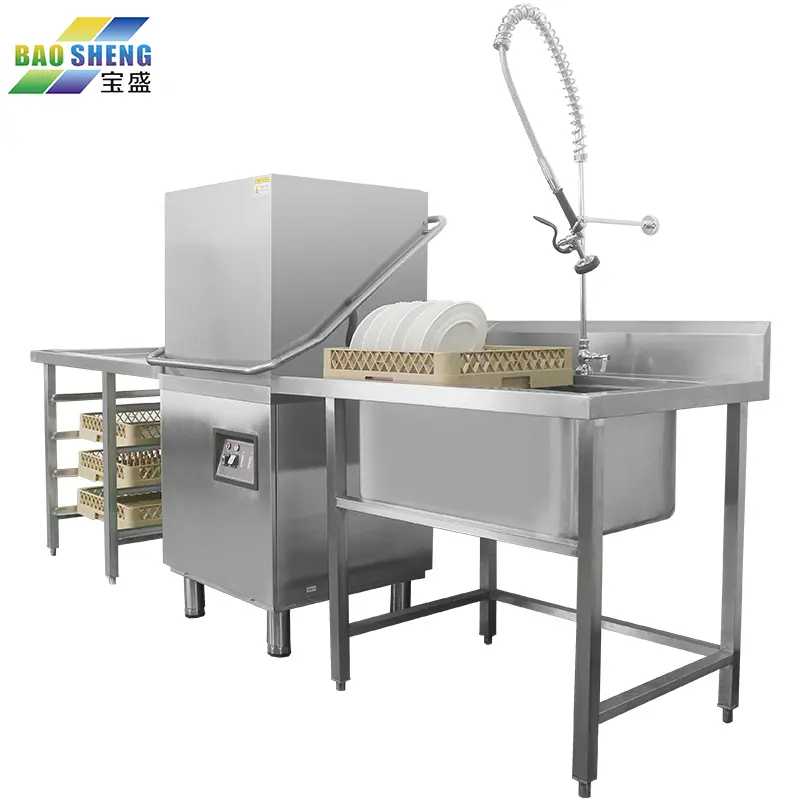 Industrial Kitchen Full Automatic Dishwasher Machine