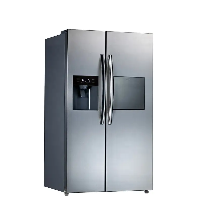 Smeta 567L No Frost Side By Side Double Door Refrigerators For Home