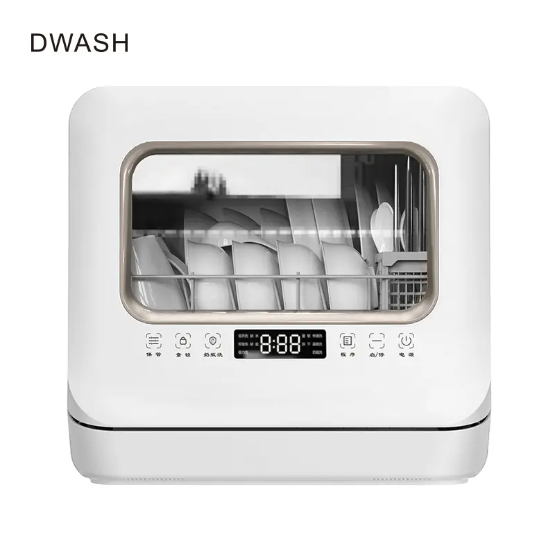 4 Sets Mini Dishwasher Portable Machine