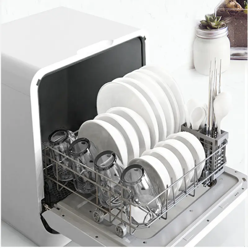 4 Sets Mini Dishwasher Portable Machine