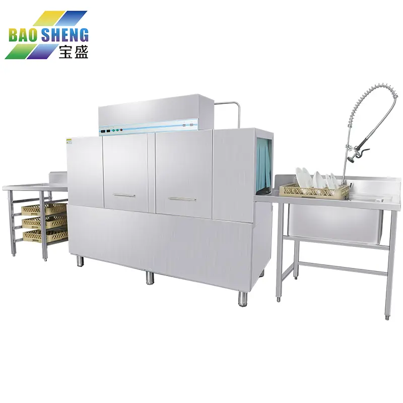 Industrial Kitchen Full Automatic Dishwasher Machine