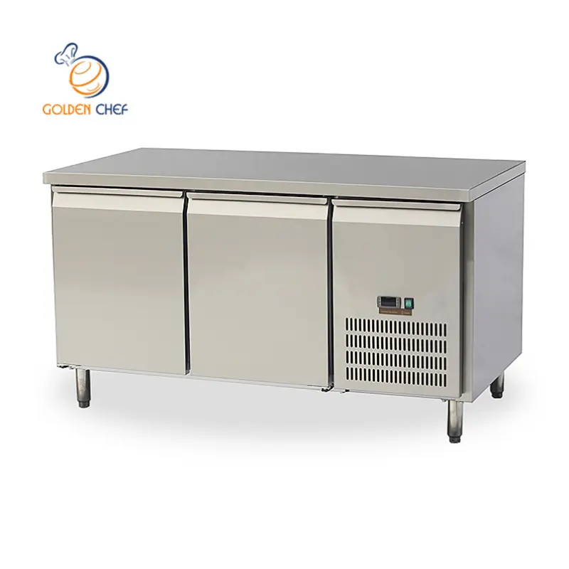 Two Doors Refrigerator For Bench Refrigerated Display Counters