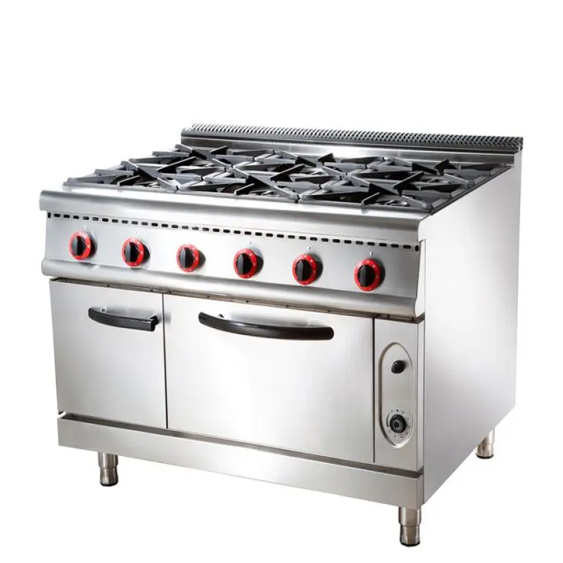 6 Burner Gas Range with Gas Oven