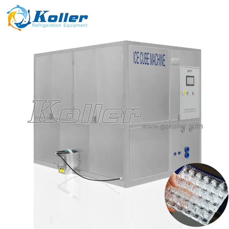 Best Price Ice Cube Machine Commercial Cube Maker With Automatic Cube Ice Maker Packing Machine 3000kg Per Day For Bar Hotel