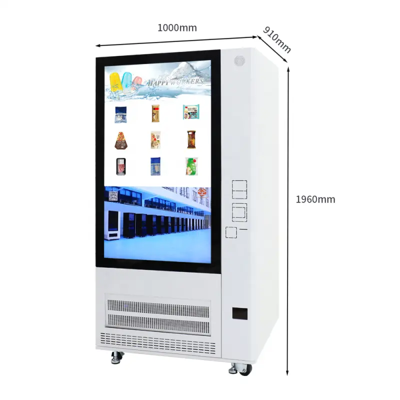 Self Service Frozen Food Popsicle Ice Cream Vending Machine for Public Place