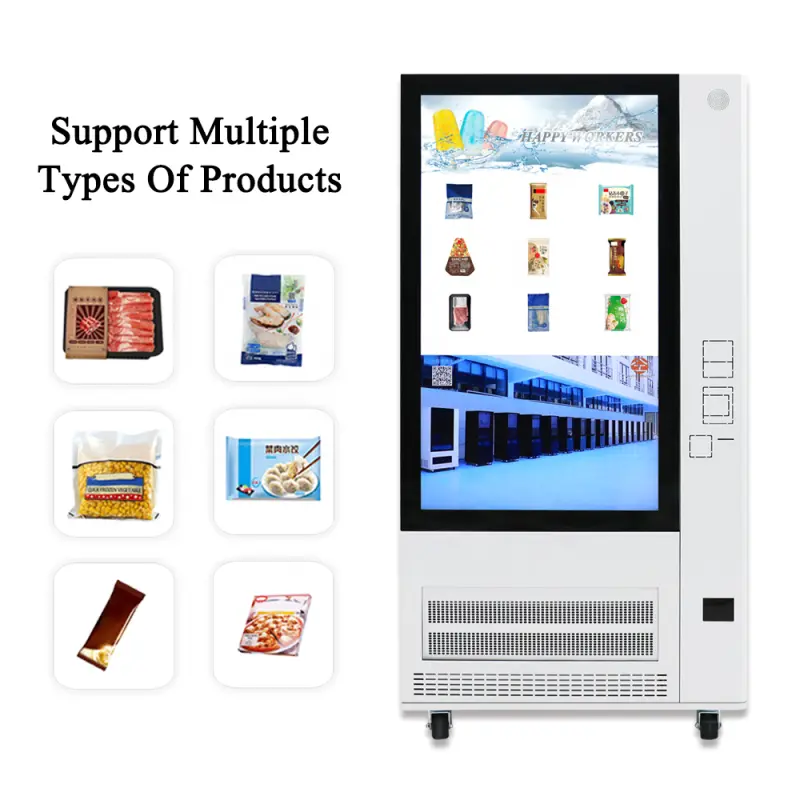 Self Service Frozen Food Popsicle Ice Cream Vending Machine for Public Place