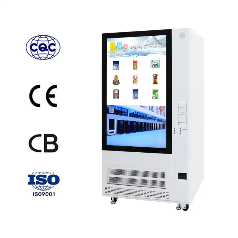 Self Service Frozen Food Popsicle Ice Cream Vending Machine for Public Place