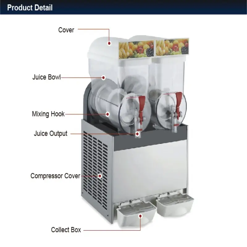 Best quality hotselling new type cheap smoothie ice slush juicer machine