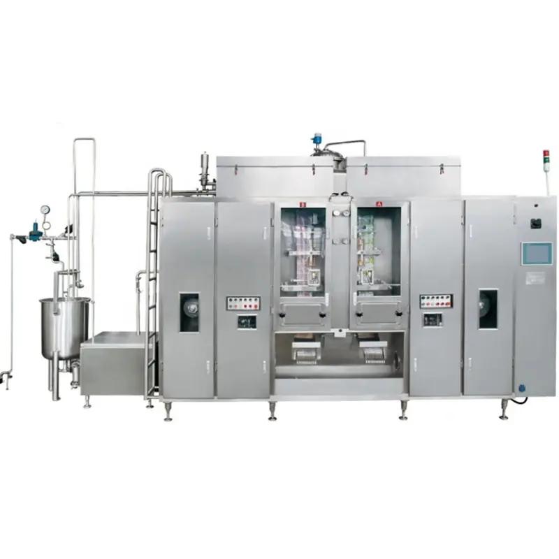 ESL Milk Production Line UHT Milk Production Line Aseptic Pouch Filling Machine