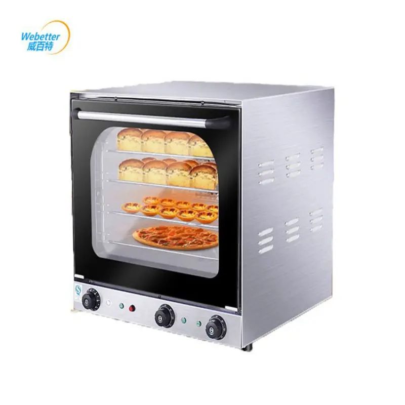 Kitchen appliances stainless steeI industrial bread baking oven commercial electric croissant cake bread baking oven  - EB-4A