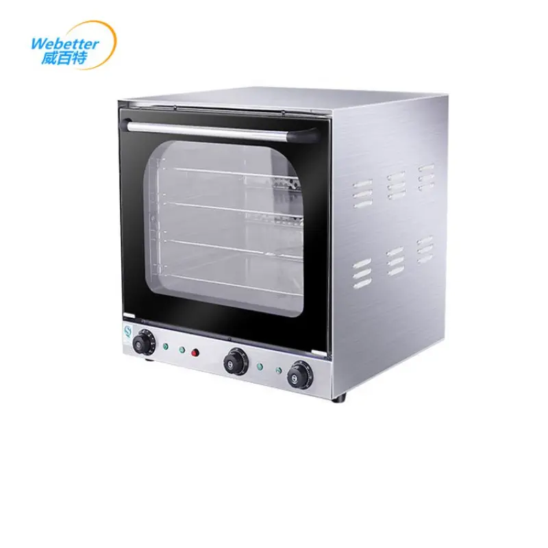 Kitchen appliances stainless steeI industrial bread baking oven commercial electric croissant cake bread baking oven for sale - EB-4A