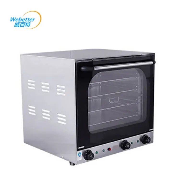 Kitchen appliances stainless steeI industrial bread baking oven commercial electric croissant cake bread baking oven for sale - EB-4A