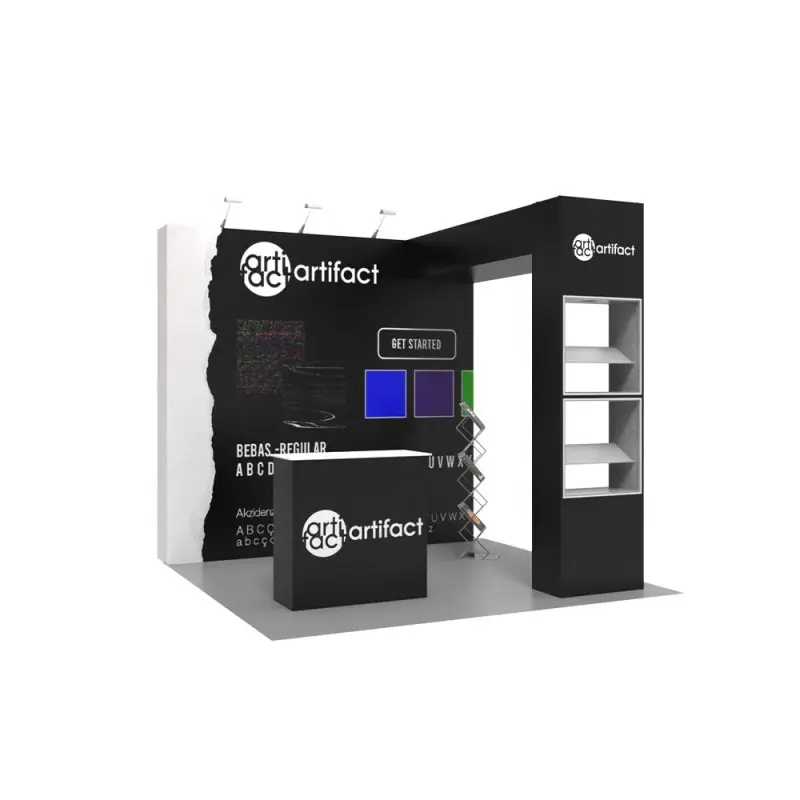 Portable Custom Design Trade Show Booth display 10x10 Pop up Exhibition Booth Promotion Counter for Expo Tradeshow