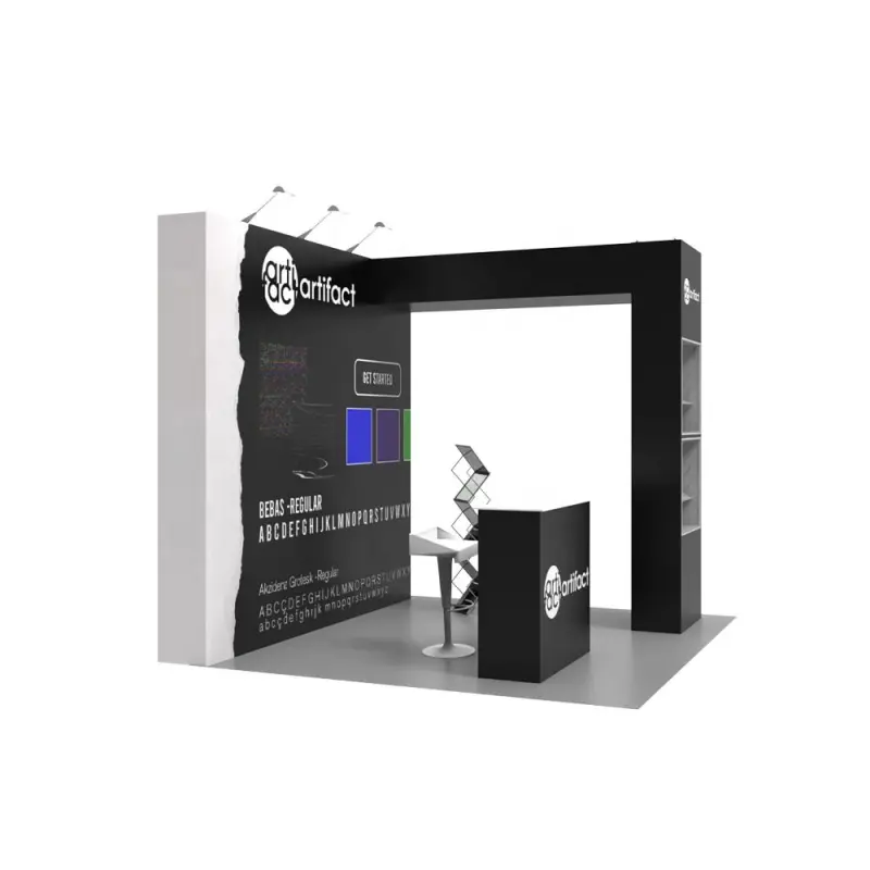 Portable Custom Design Trade Show Booth display 10x10 Pop up Exhibition Booth Promotion Counter for Expo Tradeshow