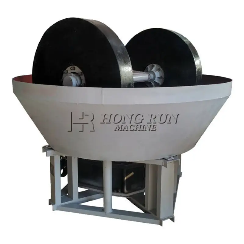 1100 Gravel Gold Ore Grinding Wet Pan Milling Machine Price Sale, Mining Roller Wet Pan Gold Mill Plant Sale For Mining