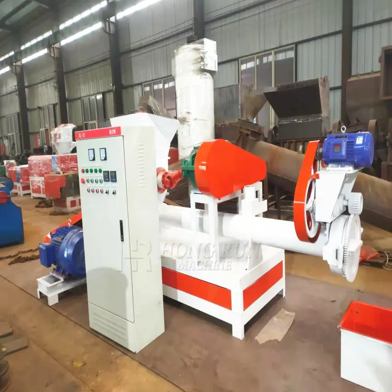 Waste plastic granulator Mineral water bottle recycling granulation equipment Plastic film crushing granulation production line