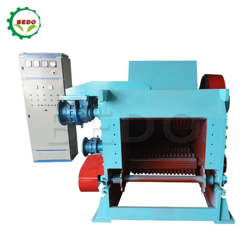 Heavy duty commercial drum wood log branch pallets chipper shredder wood chipping machine chipper forestry machinery