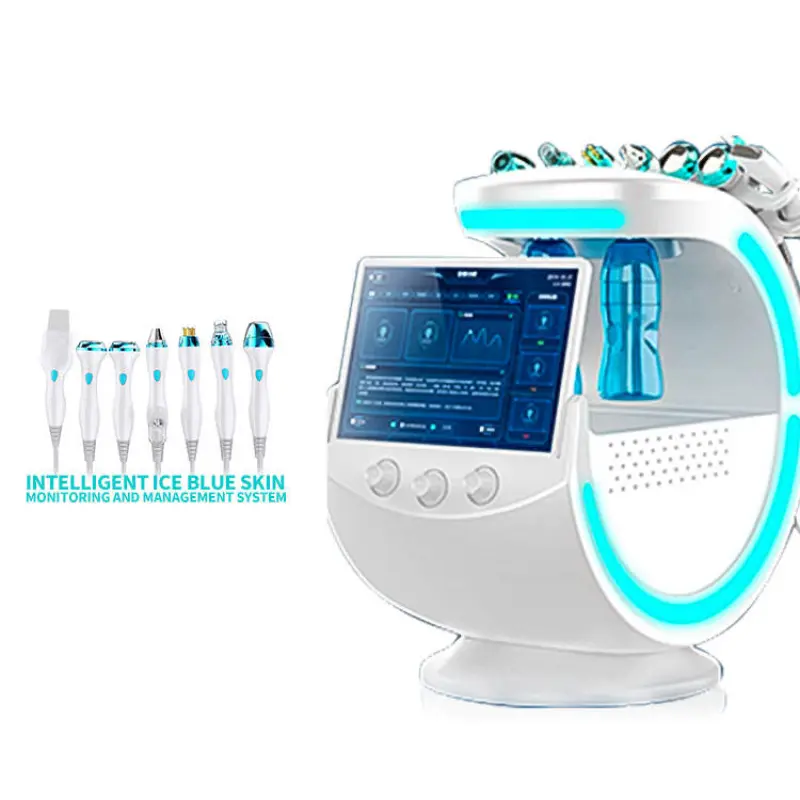 2023 New Arrivals 7 In 1 Skin Management Machine Aqua Peel Skin Care System Beauty Equipment Smart Ice Blue