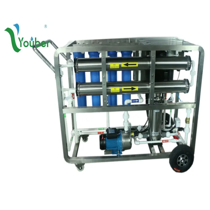 Portable RO machine movable hand-push reverse osmosis plant water desalination machines