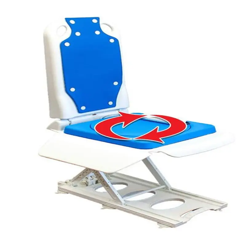 Battery Operated Reclining Electric Bath Lift chair with Safe swivel Rotating Seat
