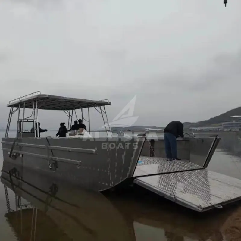 Marine Big Capacity 11m 36ft Aluminum Alloy Welded LCT Working Fishing Boat with CE