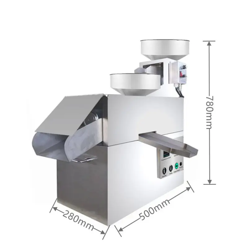 Cold pressed olive oil making machine or Avocado, Coconut oil extraction machine  for home use HJ-P52