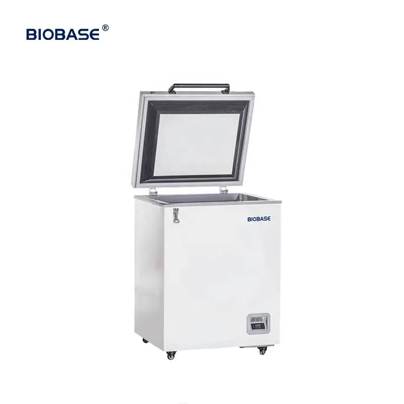 biobase -40 Degree Freezer With LED Display Horizontal Medical Fridge 105L Deep Freezer BDF-40H105 for lab