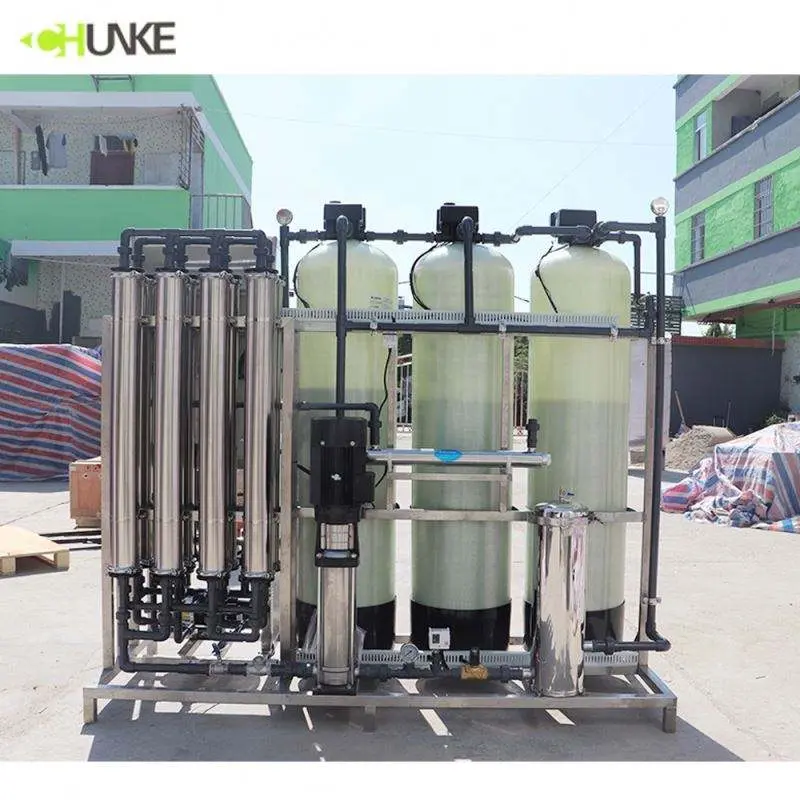 Electroplating 2000 liter brackish ro water plant ro drinking water treatment system