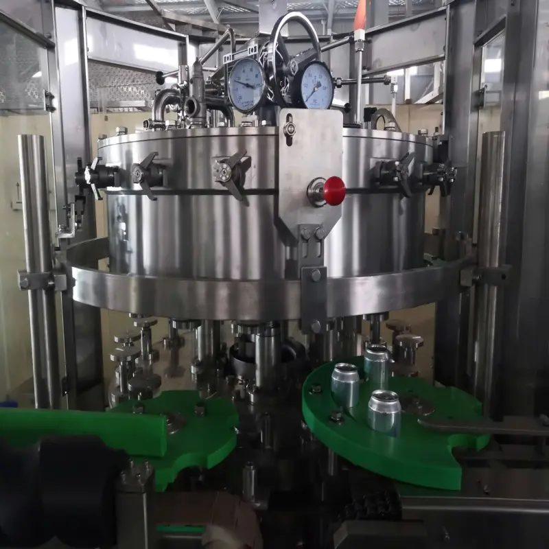Semi Automatic Beer Canning Filling and Seaming Beverage Packaging Line