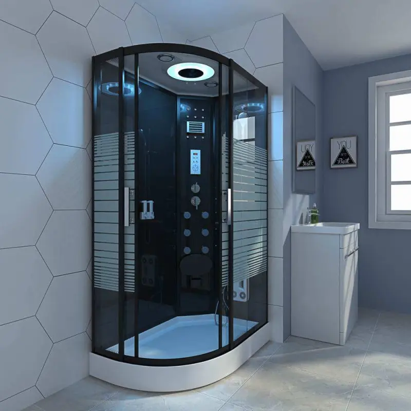 Modern Bath Hydro Massage Steam Shower Cabin With Whirlpool