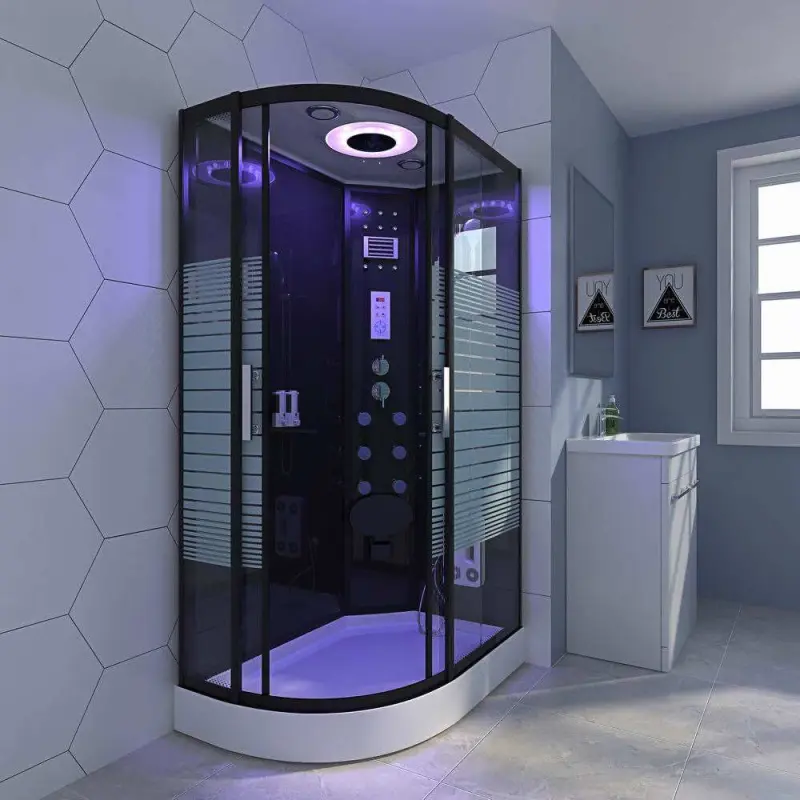 Modern Bath Hydro Massage Steam Shower Cabin With Whirlpool