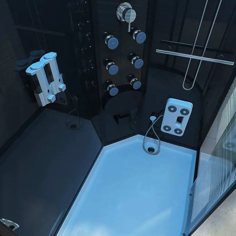 Modern Bath Hydro Massage Steam Shower Cabin With Whirlpool