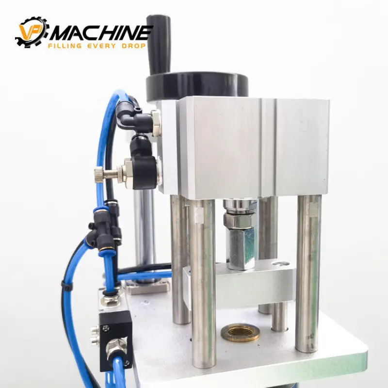 Manufactory direct sale customizable semi automatic pneumatic perfume cap press machine